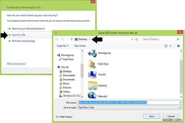 Windows 11/10에서 BitLocker 복구 키 기본 저장 위치 변경 방법