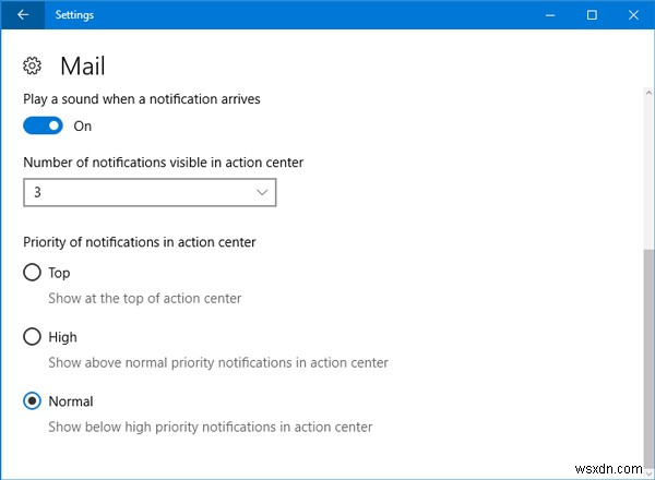 Windows 11/10 알림 센터에서 알림 우선순위를 설정하는 방법