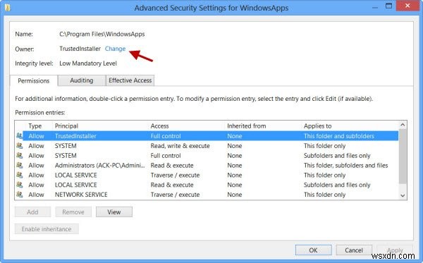 Windows 스토어 앱 설치 폴더(WindowsApps) 위치와 접근 방법