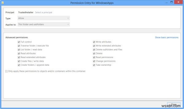 Windows 스토어 앱 설치 폴더(WindowsApps) 위치와 접근 방법