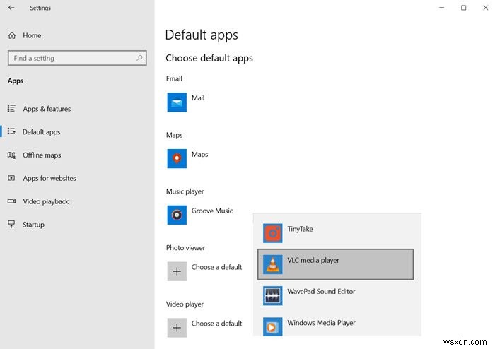 Windows 10에서 VLC를 기본 미디어 플레이어로 설정하는 3가지 방법