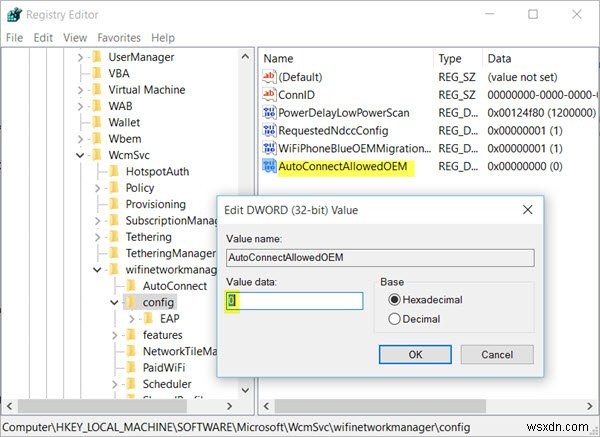 Windows 11/10 Enterprise 또는 Pro 에디션에서 Wi-Fi Sense 비활성화하는 방법