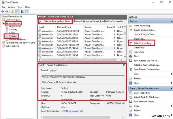 Windows PC가 저절로 깨어나는 이유와 절전 해제 원인 확인 방법