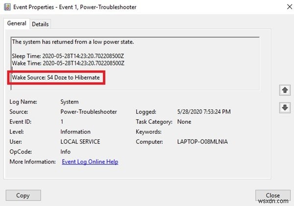 Windows PC가 저절로 깨어나는 이유와 절전 해제 원인 확인 방법