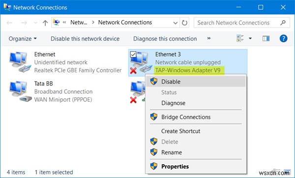 Windows VPN 오류  모든 TAP-Windows 어댑터가 현재 사용 중입니다  해결 방법