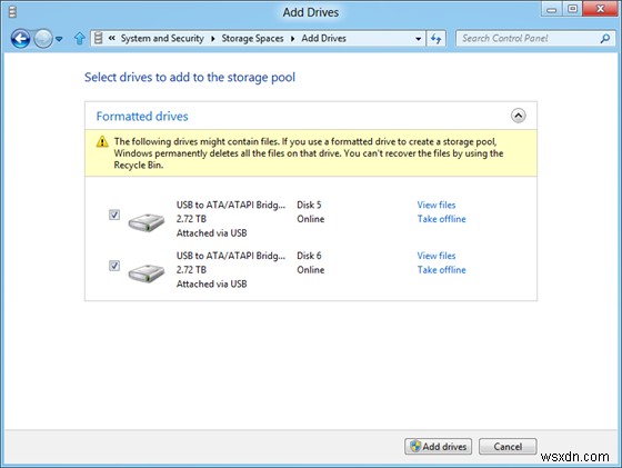 Windows 11/10에서 저장소 공간(Storage Spaces) 설정하고 활용하는 방법