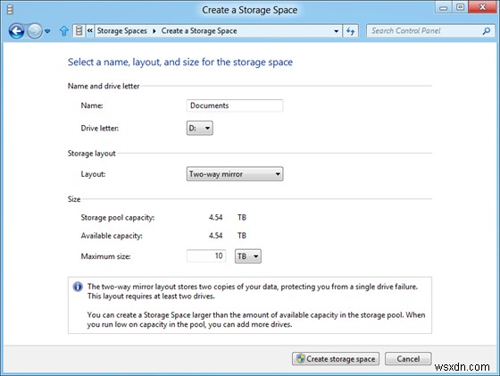 Windows 11/10에서 저장소 공간(Storage Spaces) 설정하고 활용하는 방법