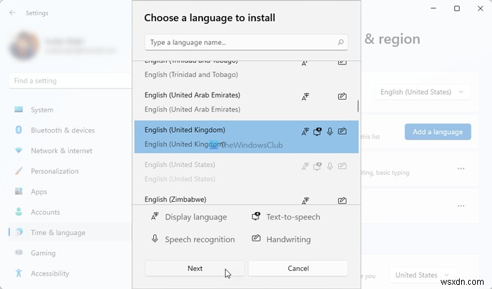 Windows 11/10에서 Cortana 언어 변경하는 방법