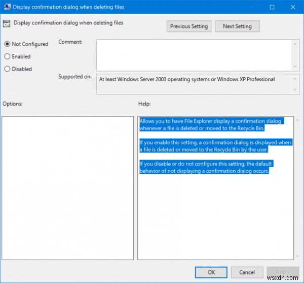 Windows 11/10 휴지통 삭제 확인 대화 상자 켜기 및 끄기 완벽 가이드
