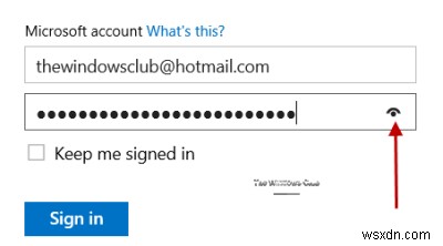 Windows 11/10에서 암호 공개 버튼 활성화 또는 비활성화하는 방법