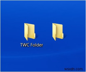 Windows 11/10에서 이름 없는 빈 폴더 만드는 방법 (Alt+0160)