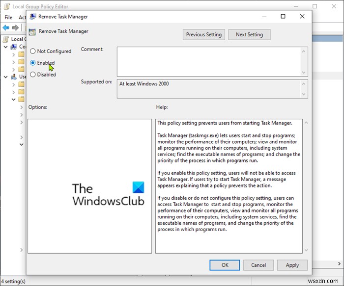 Windows 10에서 작업 관리자 활성화 및 비활성화하는 3가지 방법