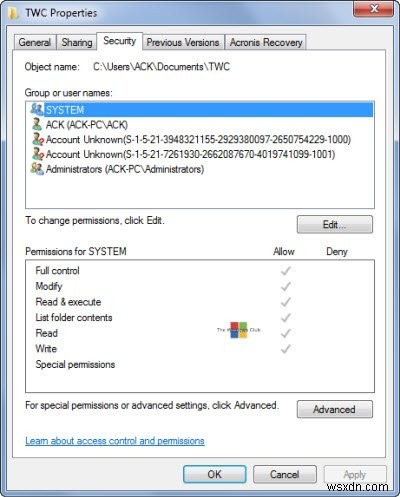 Windows 10에서 파일 및 폴더의 유효 권한이란? 확인 방법까지 총정리