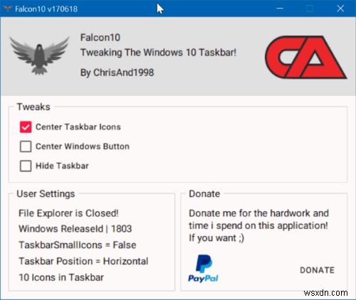Windows 10 작업 표시줄 아이콘을 가운데 정렬하는 방법 4가지
