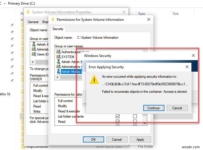 Windows 10에서 복원 지점 백업과 손상된 복원 지점 복구가 가능할까?