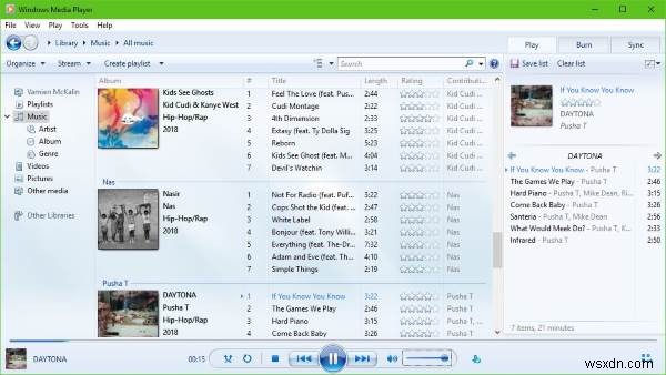 Windows Media Player에서 재생 목록이 재생되지 않을 때 해결하는 방법
