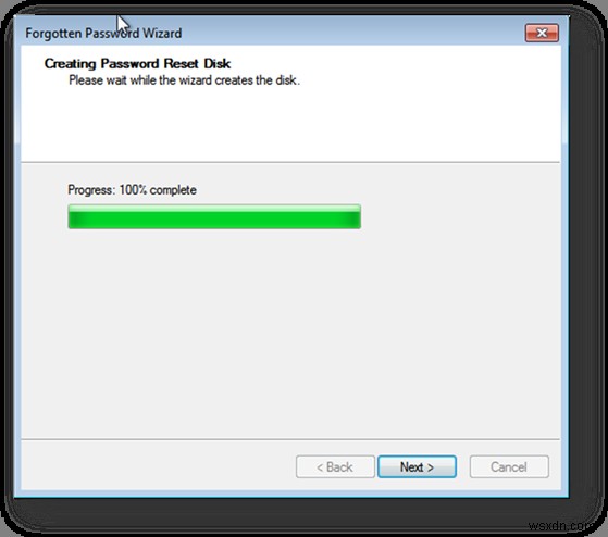 Windows 10에서 USB 플래시 드라이브로 암호 재설정 디스크 만드는 방법