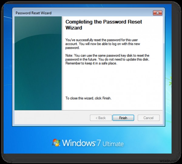 Windows 10에서 USB 플래시 드라이브로 암호 재설정 디스크 만드는 방법