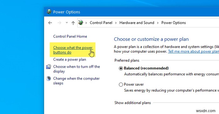 Windows 10 시작 메뉴 프로필 사진에서 잠금 옵션 표시 또는 숨기는 방법