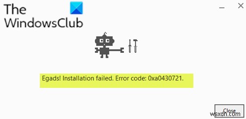 Windows PC에서 Microsoft Edge 또는 Chrome 설치 시 오류 0xa0430721 해결 방법