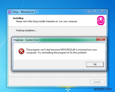 MSVCR110.dll, MSVCR100.dll, MSVCR120.dll 누락 오류로 프로그램이 시작되지 않을 때 해결 방법
