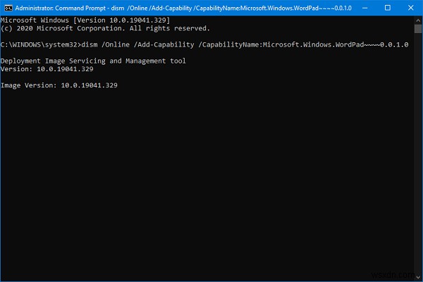 Windows 10에서 Microsoft WordPad(워드패드) 제거 및 재설치하는 방법