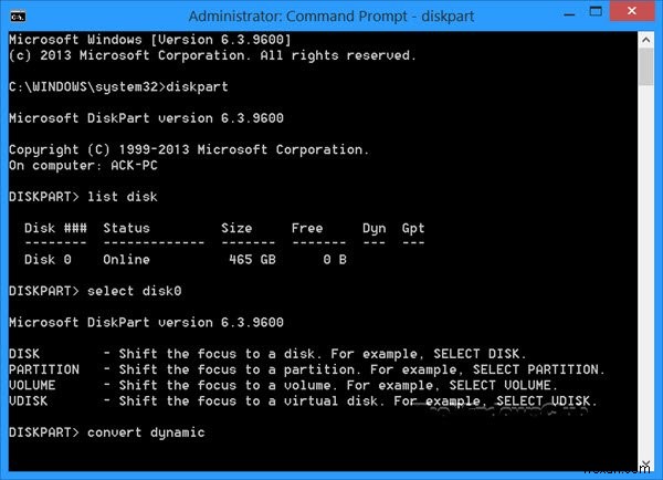 Windows 11/10에서 기본 디스크를 동적 디스크로 변환하는 방법 (그리고 그 반대로)