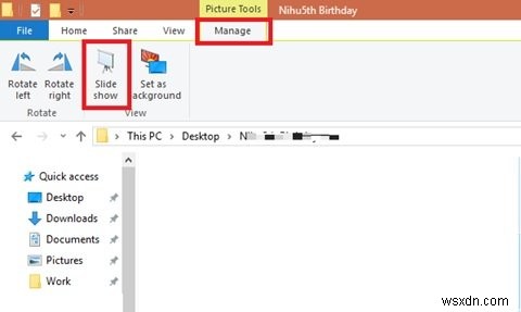 Windows 10에서 사진을 슬라이드쇼로 감상하는 4가지 방법