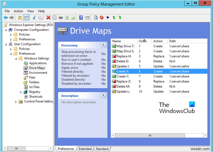 Windows 11/10에서 그룹 정책 기본 설정으로 네트워크 드라이브 매핑하는 방법