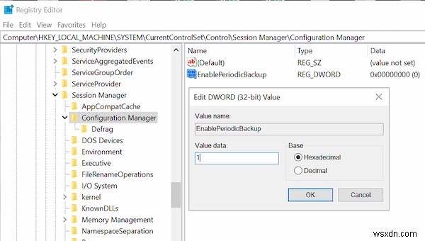 Windows 11/10에서 레지스트리를 RegBack 폴더에 자동 백업하는 방법