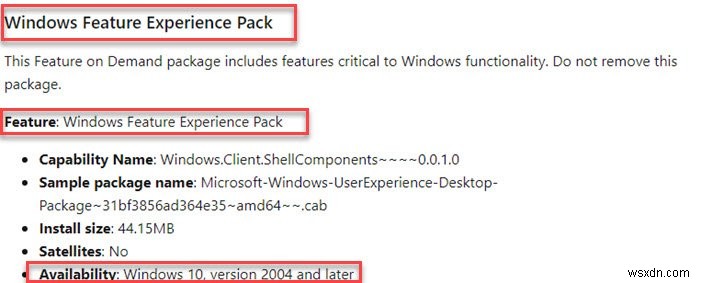 Windows 11/10의 Windows 기능 체험 팩 이란 무엇인가?