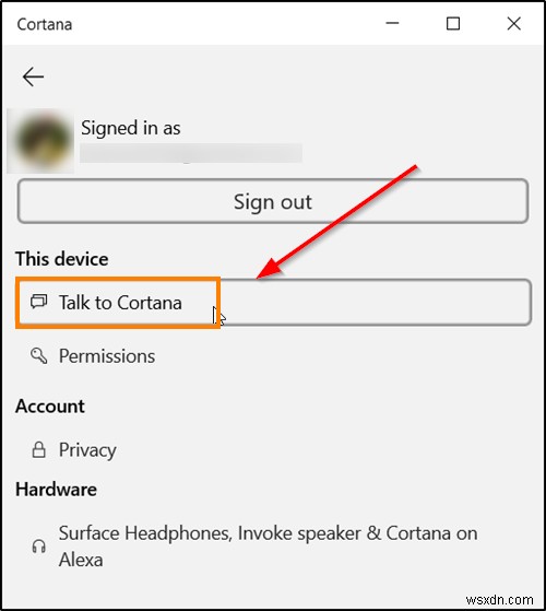 Windows 10에서 코타나(Cortana)에게 말하거나 텍스트로 입력하는 방법