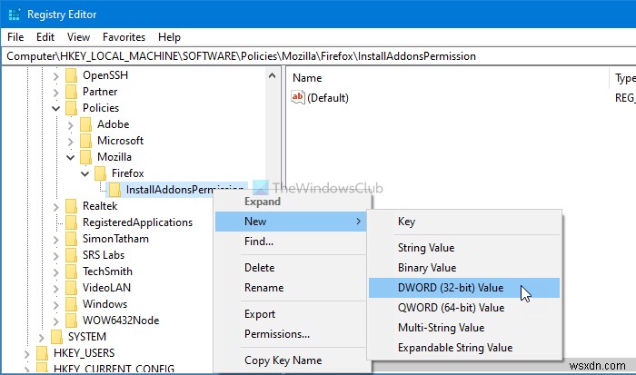 그룹 정책 또는 레지스트리 편집기로 파이어폭스(Firefox) 확장 프로그램 설치 차단하는 방법