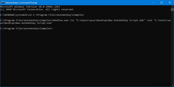 Windows 10에서 AHK 파일을 EXE 실행 파일로 변환하는 방법