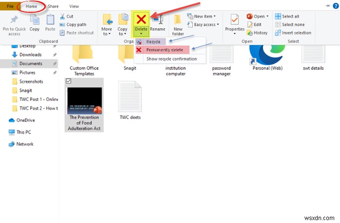 Windows 11/10에서 파일 및 폴더 삭제하는 8가지 방법