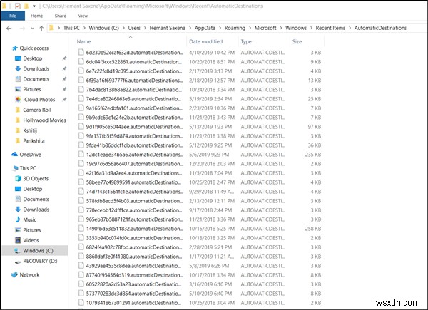 Windows 11/10에서 작업 표시줄 아이콘의 최근 항목 목록이 표시되지 않을 때 해결 방법
