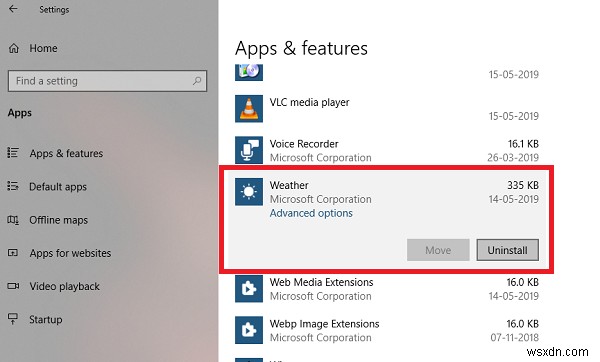 Windows 11/10에서 날씨 앱 제거하는 방법 총정리