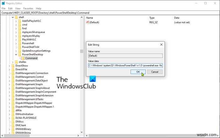 Windows 10 우클릭 컨텍스트 메뉴에 PowerShell 추가하는 방법