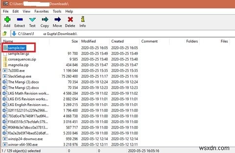 Windows 11/10에서 TAR.GZ, TGZ, GZ 파일 압축 해제하고 열어보는 방법