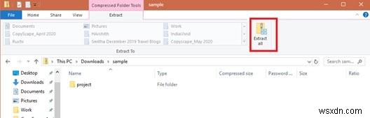 Windows 11/10에서 TAR.GZ, TGZ, GZ 파일 압축 해제하고 열어보는 방법