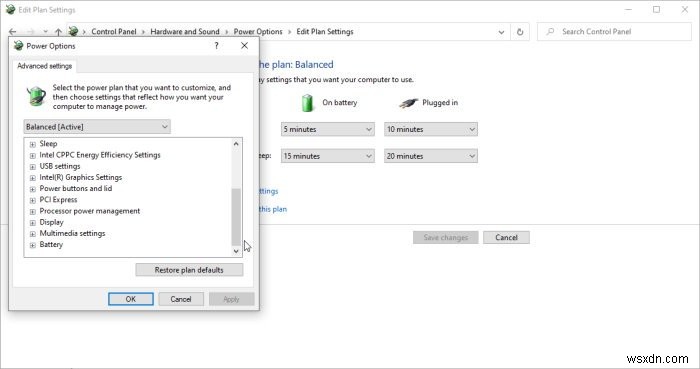 Windows 11/10에서 전원 관리 옵션(전원 계획)을 삭제하는 방법