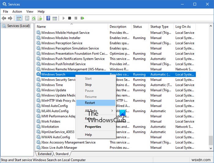 Windows 10 검색  로드하는 데 시간이 너무 오래 걸립니다  오류 해결 방법
