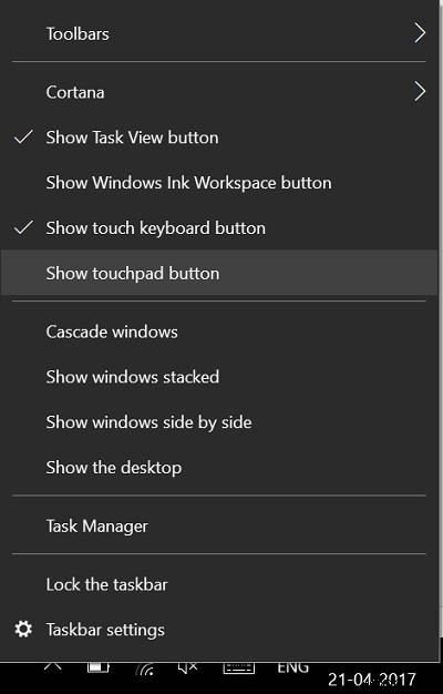 Windows 11/10에서 가상 터치패드 표시 및 사용하는 방법