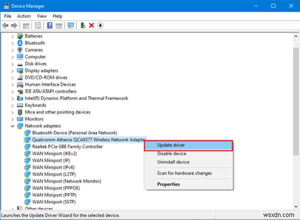윈도우 10  이 컴퓨터에서 Windows 무선 서비스가 실행되고 있지 않습니다  오류 해결 방법
