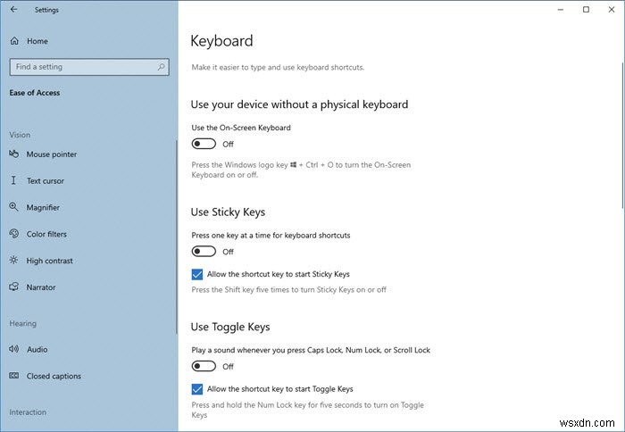 Windows 10 접근성 키보드 설정 완벽 가이드 – 화상 키보드부터 바로 가기 밑줄까지
