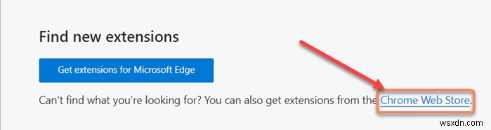 Microsoft Edge에서 Chrome 웹 스토어 확장 프로그램 설치하는 방법