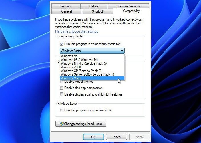 Windows 11/10에서 오래된 게임과 소프트웨어 실행하는 방법 – 호환성 모드 완벽 가이드