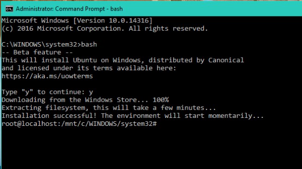 Windows 11/10에서 Ubuntu의 Bash를 실행하는 방법