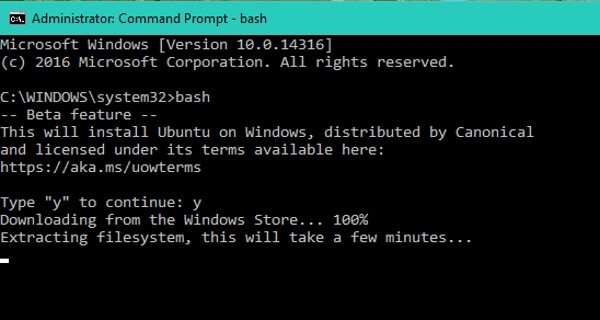 Windows 11/10에서 Ubuntu의 Bash를 실행하는 방법
