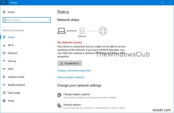 Windows 기능 업데이트 후 인터넷에 연결할 수 없을 때 해결하는 4가지 방법